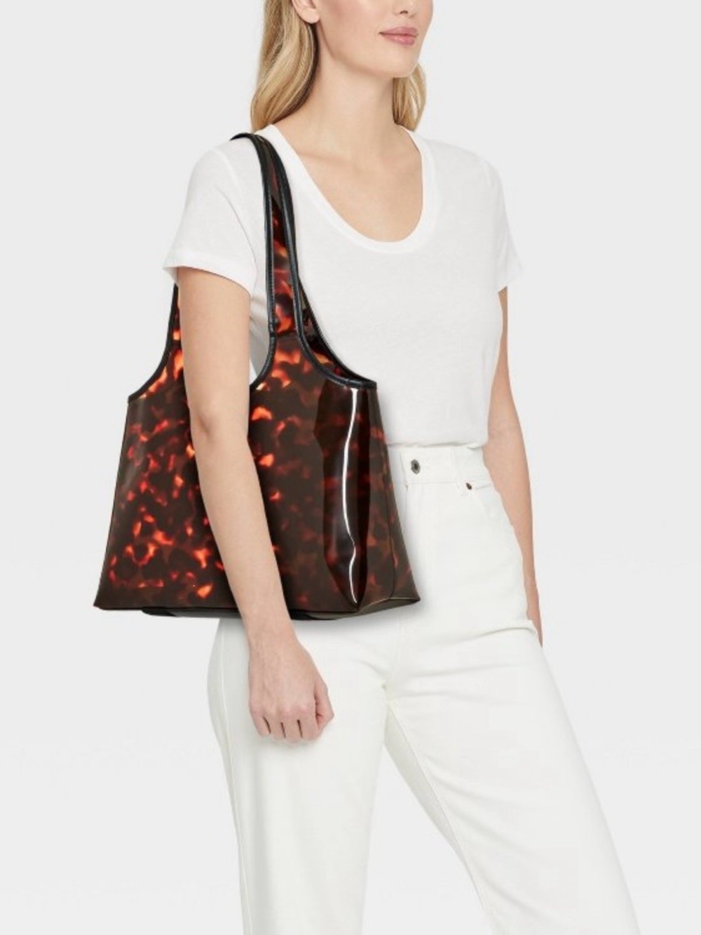 SHADE & SHORE TORTOISE SHELL JELLY BAG - Picture 5 of 5